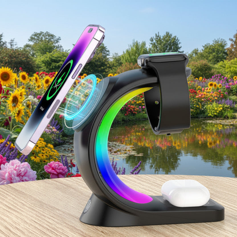 3 In 1 Magnetic Wireless Fast Charger