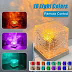 16 Color Crystal Tesseract Lamp