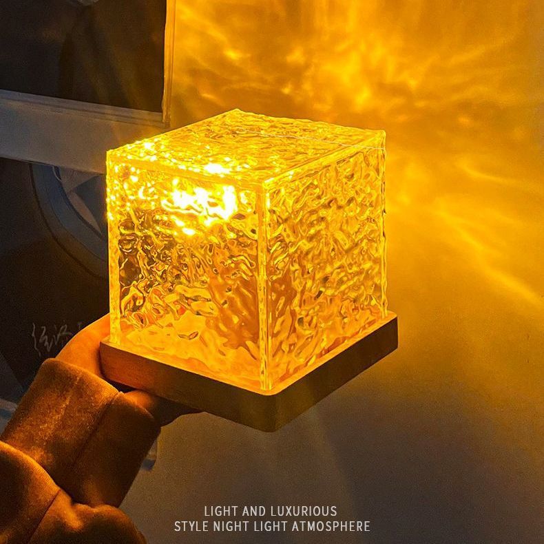 16 Color Crystal Tesseract Lamp