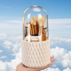 360 Rotating Makeup Brush Storage