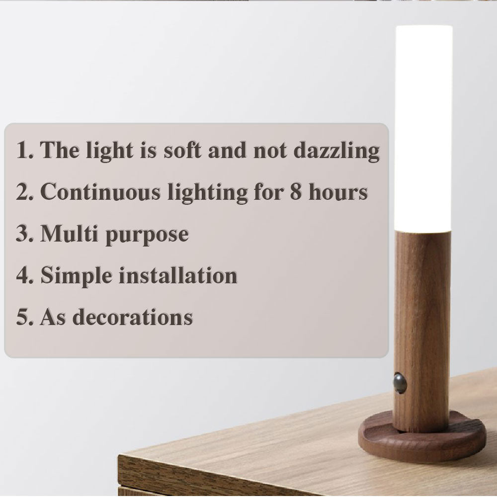 Magnetic Wireless Wood Night Light