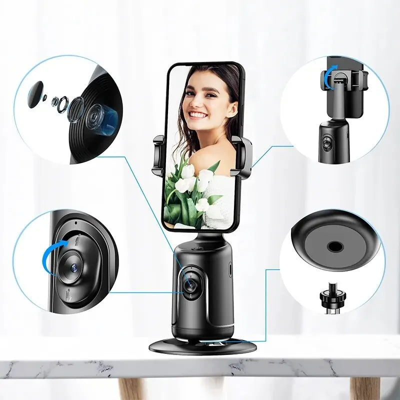 360 Auto Face Tracking Phone Holder Stabilizer